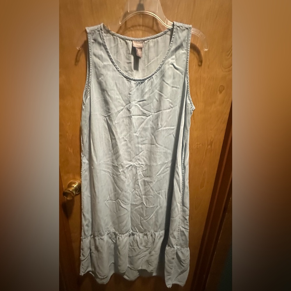 Chico's Light Blue denim dress Size 3 = US 16/XL